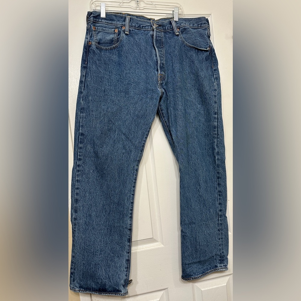 Levis Strauss & CO. Men’s 501 Jeans Mens Blue Denim Pants Size 38